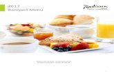 2017 New Banquet Menu - Radisson Hotels Jamun Ras Malai Starbuck’s Coffee, TAZO Fine Teas 12 dinner buffet Mount Olympus Dinner Buffet (56.00 per person) Assorted Rolls and Flatbreads