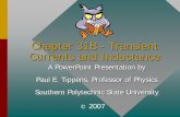 Chapter 31B - - Transient Currents and Inductance Links... · Self-Inductance R. Increasing I. Consider a coil connected to resistance Rand voltage V. When switch is closed, the rising