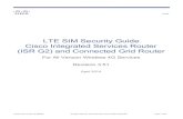 Configuration Guide for Cisco Integrated Services Router ... · To unlock the SIM card provided by your service provider, use the cellular lte sim unlock command in privileged EXEC