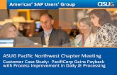 ASUG Pacific Northwest Chapter Meeting - Z Option · ASUG Pacific Northwest Chapter Meeting Customer Case Study: PacifiCorp Gains Payback with Process Improvement in Daily JE Processing