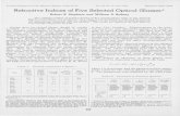 Refractive indices of five selected optical glasses of Research of the Nationa l Bureau of Standards Vol. 52, No. 6, June 1954 Research Paper 2504 Refractive Indices of Five Selected