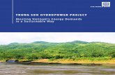 TRUNG SON HYDROPOWER PROJECT - World Bank …€¦ · OVERVIEW Trung Son Hydropower Project (TSHPP) is a US$411.57 million medium-sized hydropower development located in Northwest