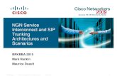 NGN Service Interconnect and SIP Trunking Architectures ... · NGN Service Interconnect and SIP Trunking ... –Logical split into signaling and data border ... SIP trunking system