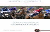 The Point-to-Point Authority Race Programming … Exelby Public Relations ... Guidance on cross-referencing between areas in order to produce an evenly spread program When a Point-to-Point