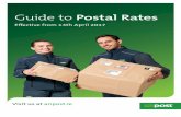 Guide to Postal Rates - An Post Home. In Ireland, no one ... · This is a Guide to Postal Rates only. ... The Large Envelope rate of postage caters for flat items, such as an A4 sheet