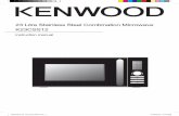 23 Litre Stainless Steel Combination Microwave K23CSS12documents.knowhow.com/Kitchen Appliances/Kenwood_K23CSS12_I… · 23 Litre Stainless Steel Combination Microwave K23CSS12 ...