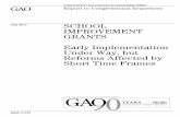 GAO-11-741 School Improvement Grants: Early … GRANTS . Early Implementation Under Way, ... 2002, funds reforms in the ... School Improvement Grants: Early Implementation Under Way,