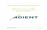 EDI Implementation Guidelines Implementation Guidelines ANSI X12 – 830 - V3020 Page 3 of 28 Not Used 160 CTP Pricing Information O 25 Not Used 170 SSS Special Services O 25 Not Used
