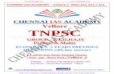 CHENNAI IAS ACADEMY Vellore TNPSC … IAS ACADEMY Vellore TNPSC ... Who was not the member of the first National Income Committee of 1949? A) P.C. Mahalanobis B) D.R. Gadgti C) Dadabhai