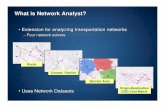 What is Network Analyst? - MAGTUG · Origin-Destination (OD) Cost Matrix Origin-Destination ... • Derived from point features –Turn ... Coincident Geometries