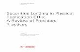 Securities Lending in Physical Replication ETFs: A Review ...media.morningstar.com/uk/media/ETF/Securities... · Recommended Best Practices 16 ... transparency around their securities