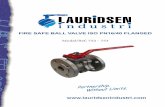 FIRE SAFE BALL VALVE ISO PN16/40 FLANGED ... - carbon...Ref. 753 - 753 5 75 2 2 7 - - Denmark FIRE SAFE BALL VALVE ISO PN16/40 FLANGED Model/Ref: 752 - 753 FIRE SAFE BALL VALVE ISO