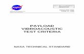 PAYLOAD VIBROACOUSTIC TEST CRITERIA - … · NASA-STD-7001 National Aeronautics and JUNE 21, 1996 Space Administration PAYLOAD VIBROACOUSTIC TEST CRITERIA NASA TECHNICAL STANDARD