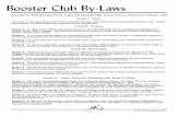 Booster Club By-Laws - MA Dance Camps and … Club By-Laws provided by Kelli Woodruff & the Colleyville Heritage High School Pantera/Pantherette Booster Club Article I: Name The name