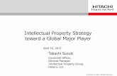 Intellectual Property Strategy toward a Global Major Player · Urban Development Systems Power Systems 1. IP Activities toward a Global Major Player ... GE 1,500 5 BOSCH 1,400 6 Qualcomm