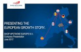 PRESENTING THE EUROPEAN GROWTH STORY.shop-apotheke-europe.com/investorrelations/publikationen/pdf/... · PRESENTING THE EUROPEAN GROWTH STORY. SHOP APOTHEKE EUROPE N.V. Company Presentation
