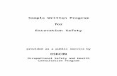 Sample Written Program - Free Safety Materials for … · Web viewProtection from Falling Objects and Loose Rocks or Soil Inspection by Program Manager Protective System Requirements