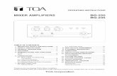 MIXER AMPLIFIERS BG-220 BG-235 - TOA Electronicstoaelectronics.com/media/bg220_mt1e.pdf · operating instructions mixer amplifiers bg-220 bg-235 1. important safety instructions ....