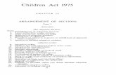 Children Act 1975 - The History of Education in England · Children Act 1975 c. 72 PART III CARE Section Children in care of local authorities 56. Restriction on removal of child