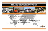 Oshkosh Corp 3-5-15 JPM Presentation FINALs2.q4cdn.com/024929968/files/doc_presentations/2015/...FDIC (April 2015) Stable North American fire truck market – Modest market growth