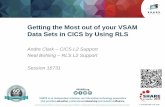 Getting the Most out of your VSAM Data Sets in CICS by Using …€¦ ·  · 2015-02-25– CICS SIT parameter FCQRONLY=YES