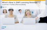 What‘s New in SAP Learning Solution Learner Portal (Renovated)nicx.co.uk/attachments/File/Renewal_1.pdf · What‘s New in SAP Learning Solution Learner Portal (Renovated ... Architecture,