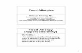 Food Allergies Final - Handout.ppt - ccme.osu.edu - Food Allergies Final - 2.pdf · LactoseintolerancegalactosemiaLactose intolerance, galactosemia ... Food Allergies Peter Mustillo,