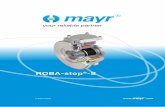 ROBA-stop -S - mayr ®-S have two ... Permitted voltage tolerance ± 10 % according to DIN IEC 60038. 2) Tolerance = + 40 % / - 20 %. Other braking torques available on request ...