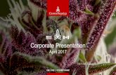 CRZ - Presentation April 2017 v - Cannabis Investment ...cannaroyalty.com/.../uploads/2017/04/crz-presentation.pdfBest Buds Animal Health OUT-LICENSING AGREEMENTS Soul Sugar Kitchen