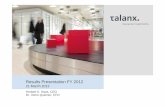 Q4 2012 Results Presentation final - Talanx/media/Files/T/Talanx/reports-and-presentations...4 Results Presentation FY 2012, 21 March 2013 FY 2012 results – Key financials Summary