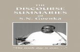 s. N. Goenka - Saraniya Dhamma Meditation Centre · by S. N. Goenka are now held regularly in many parts of the . world. ... although in such cases only the Sutta references are given