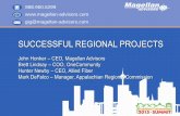 SUCCESSFUL REGIONAL PROJECTS - Broadband … · SUCCESSFUL REGIONAL PROJECTS ... • Planned investment of $175K over the next two years. • Hosting a celebration to provide an overview