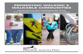 PROMOTING WALKING & WALKABLE COMMUNITIESphysicalactivityplan.org/docs/NPAP_Recommendations_rept_031518... · promoting walking & walkable communities cross-sector recommendations
