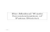 Bio-Medical Waste Inventorization of Patna Districtbspcb.bih.nic.in/BMW 4 DRAFT.pdfHeart Hospital (P) Ltd. Chandralaya, Kankarbagh, Patna-20 Mo – 0612-2367227 55 1145 323 1495 Through