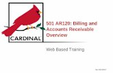 501 AR120: Billing and Accounts Receivable Overvie€¢ Maintain Receivables • Collections and Aging • Enter Funds Receipts and Apply Payments • Understand how Accounts Receivable