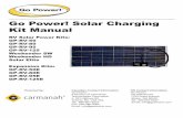 Go Power! Solar Charging Kit Manual - Mobile Power …gpelectric.com/files/gpelectric/Docs/Manuals/Go_Power… ·  · 2011-11-13Go Power! Solar Charging Kit Manual RV Solar Power