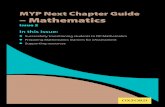 MYP Next Chapter Guide – Mathematics - Book … MYP Mathematics...MYP Next Chapter Guide – Mathematics ... Transitioning your learners to IB Diploma Mathematics ... wrote the most