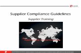 supplier Compliance Guidelines - Lear Corporation · • AIAG bar code labels are required for every part – Must conform to samples below, and contain all information – Part number,