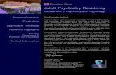 Adult Psychiatry Residency - Cleveland Clinic · Cleveland Clinic Lerner College of Medicine ... first two years of residency focus on prescribed ... 3 4 Modules 1 Module 1 Module