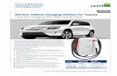 Electric Vehicle Charging Station for Toyota - Toyota … PB.pdfElectric Vehicle Charging Station for Toyota Level 2 EV Charging: 40A, 240V, 9.6kW output Product Bulletin for the Toyota