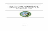 REGULATIONS FOR OPENINGS, CONSTRUCTION AND … Way... · REGULATIONS FOR OPENINGS, CONSTRUCTION AND REPAIR IN . ... REGULATIONS FOR OPENINGS, CONSTRUCTION AND REPAIR IN THE ... Defined