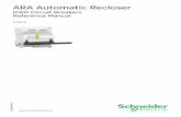 ARA Automatic Recloser - iC60 Circuit Breakers - Reference … ·  · 2014-11-271 Selector switch for operating program 1 to 4 2 Operating state LED ... Reclosing cycle in progress