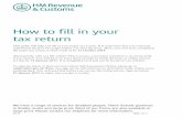 How to fill in your tax return - Self Assessment Software tax … ·  · 2014-04-04How to fill in your tax return ... online.hmrc.gov.uk When you sign up we will send you an Activation