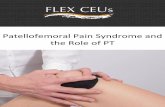 Patellofemoral Pain Syndrome and the Role of PT · Patellofemoral Pain Syndrome and the Role of PT . ... 3Physiotherapy programme, ... adopting the research evidence and what the