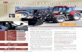 McCormick CX series tractors - Farming Ahead€¦ · owners of Mccormick cX front-wheel-assisted tractors praised their cabin, visibility, low noise and transmission but criticised