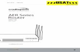 AER Series Router - M2M Solutions and Wireless Data …usatcorp.com/pdf/aer2100.pdf ·  · 2016-04-22AER Series Router AER2 100 Spec Sheet 4/18/16 USAT USATCORP.COM ... • NEMO/DMNR
