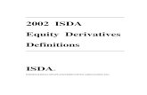2002 ISDA Equity Derivatives Definitions TABLE OF CONTENTS Page INTRODUCTION TO THE 2002 ISDA EQUITY DERIVATIVES DEFINITIONS v ARTICLE 1 CERTAIN …