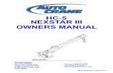 HC-5 NEXSTAR III OWNERS MANUAL - Auto Craneautocrane.us/wp-content/uploads/HC-5-NexStar-3... · OWNERS MANUAL Serial No ... HC-5. NEXSTAR III. ALTEC. ... Failure to correctly plumb