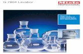 Ideal for a wide variety of glassware types and … variety of glassware types and applications G 7804 Lavabor for laboratory glassware 2 3 The GB version of the G 7804 is fitted with