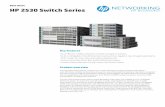 HP 2530 Switch Series data sheet - BCDVideo Home - …bcdvideo.com/.../uploads/2015/05/HP-2530-Switch-Seri… ·  · 2015-05-18Eases switch management security administration by